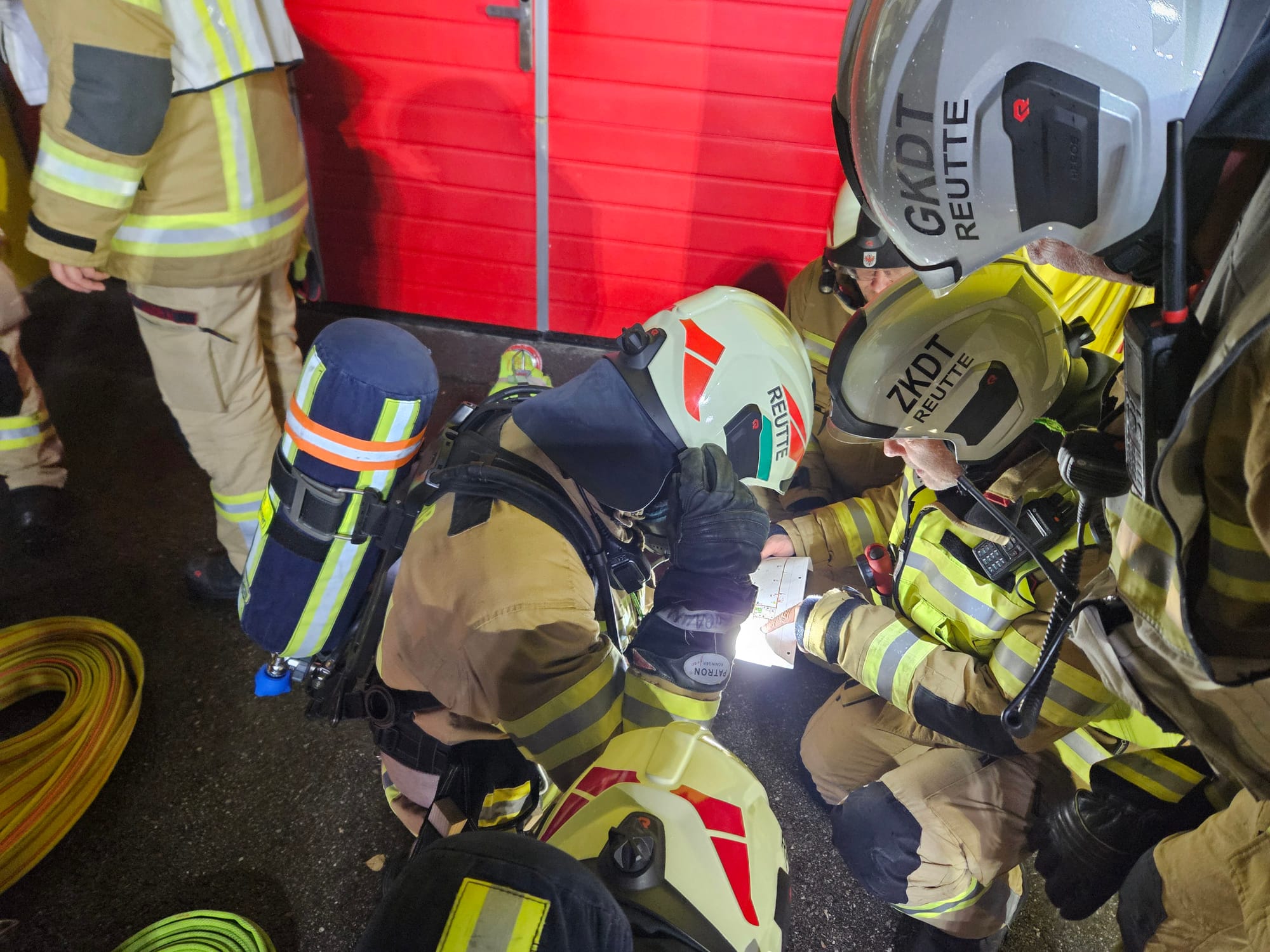 Erfolgreiche Brandübung bei der Firma Speckbacher
