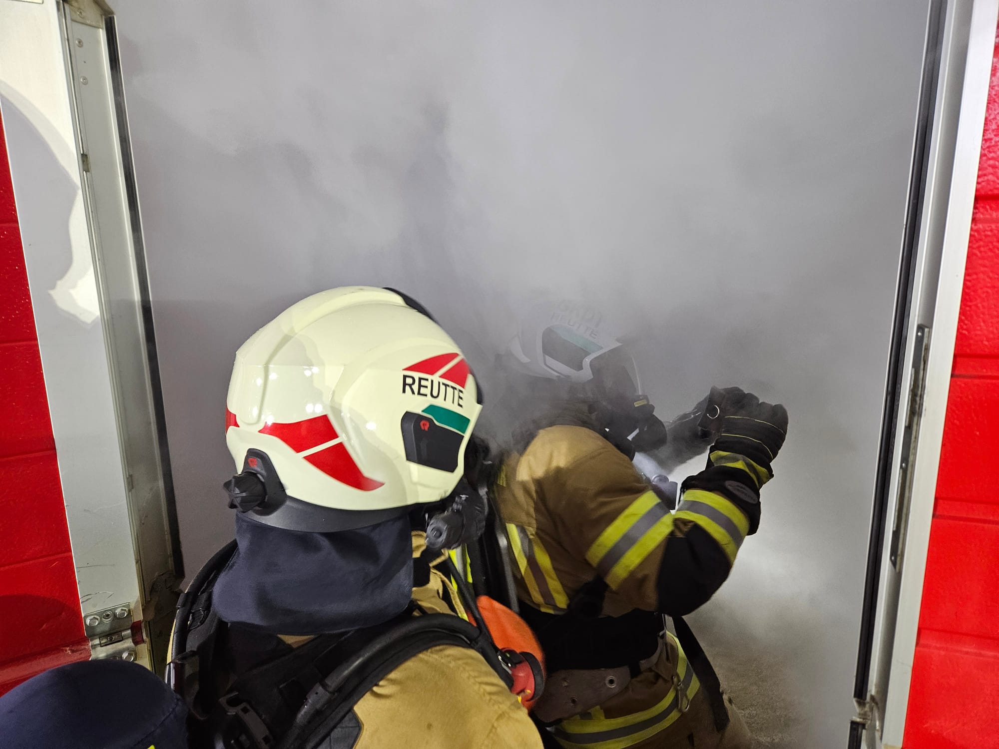Erfolgreiche Brandübung bei der Firma Speckbacher