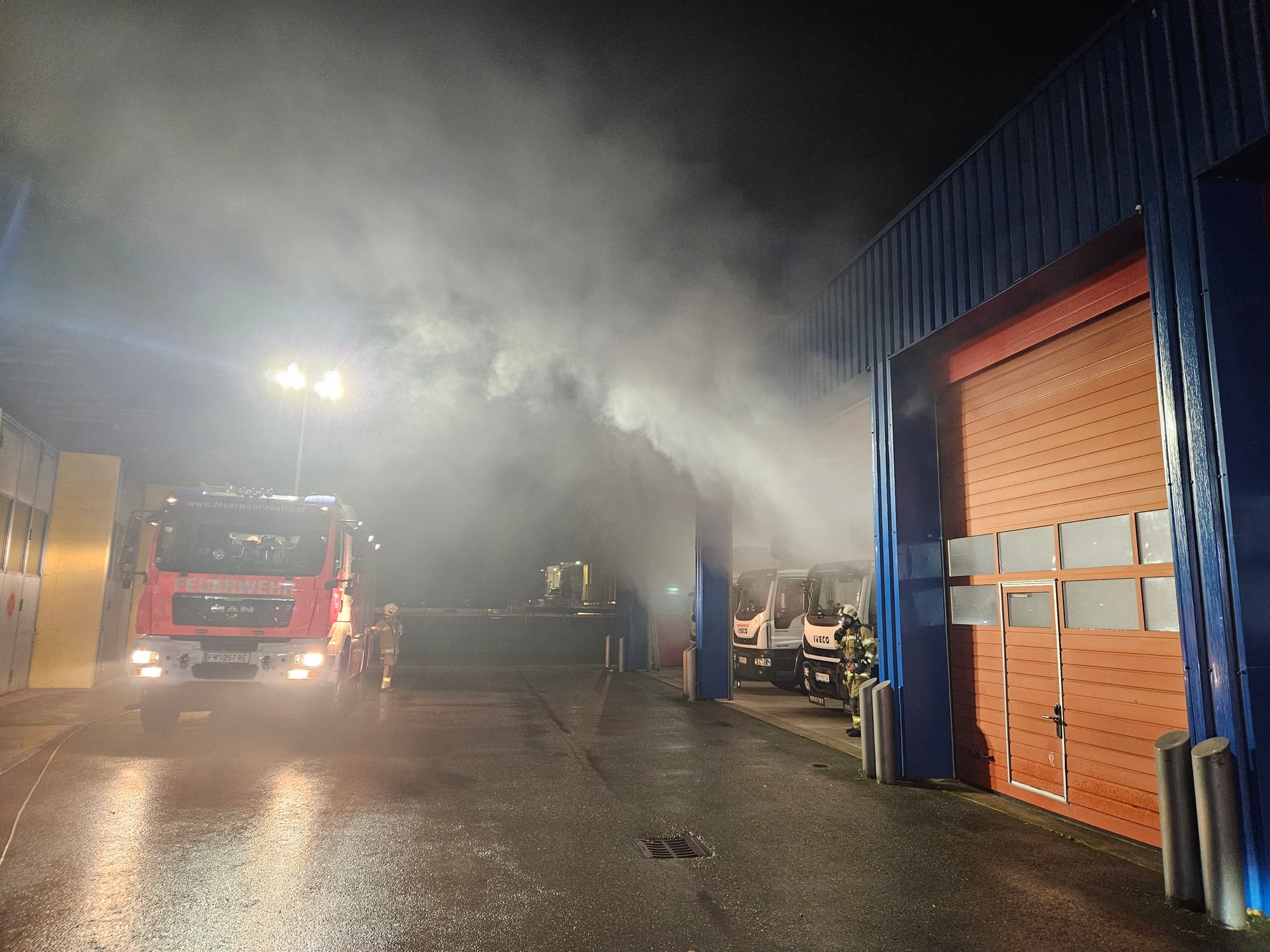 Erfolgreiche Brandübung bei der Firma Speckbacher