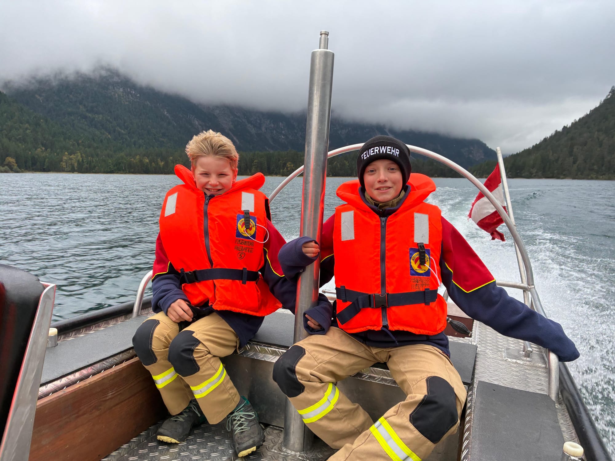 Bootsausflug unserer Feuerwehrjugend am Plansee