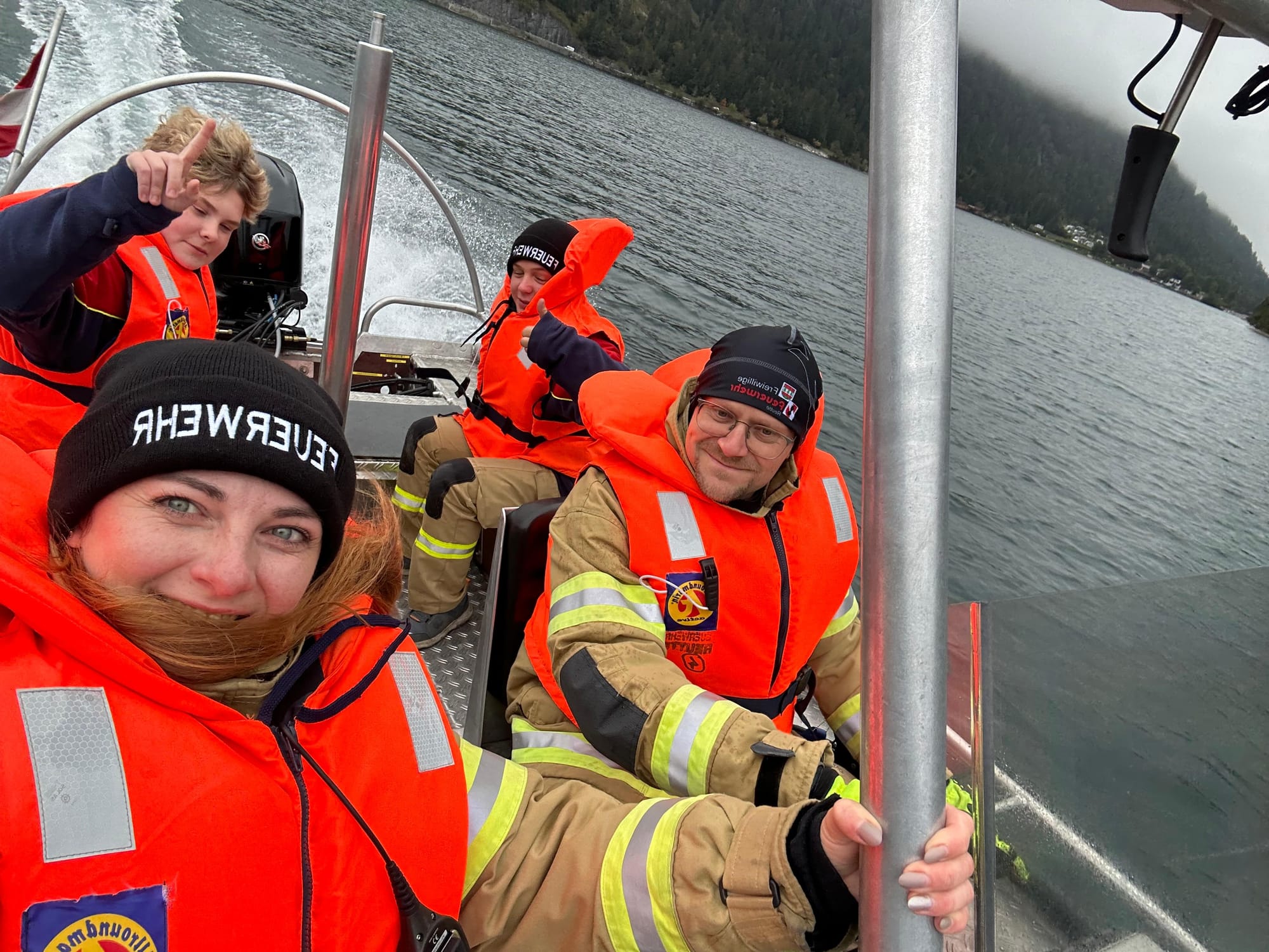 Bootsausflug unserer Feuerwehrjugend am Plansee