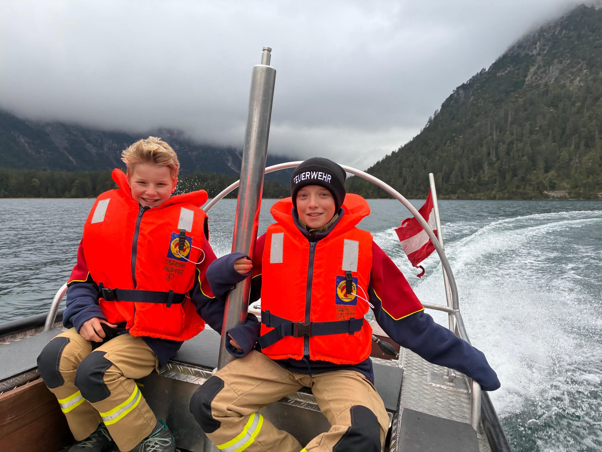 Bootsausflug unserer Feuerwehrjugend am Plansee