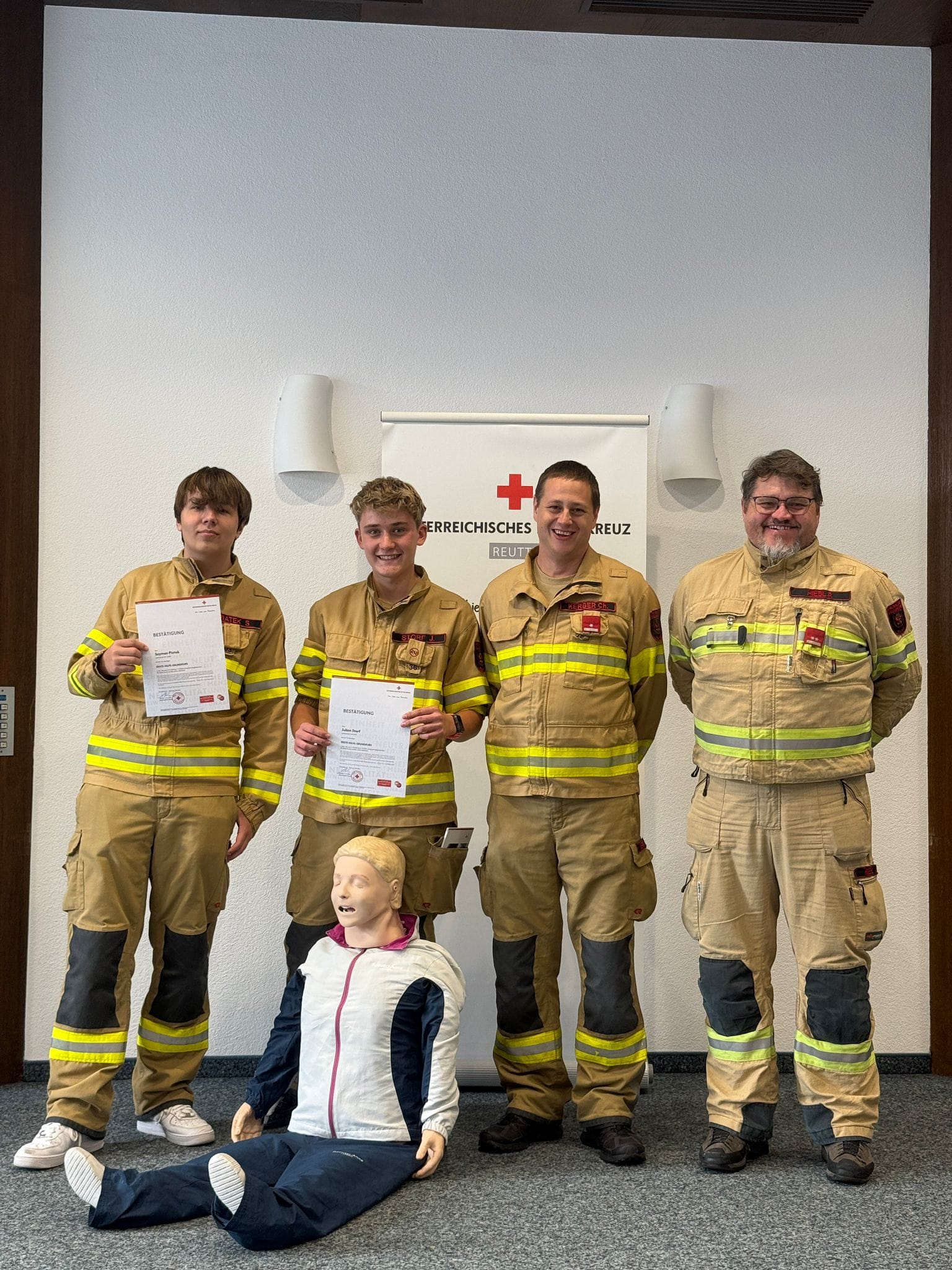 Erste-Hilfe-Kurs für die Feuerwehren im Bezirk Reutte