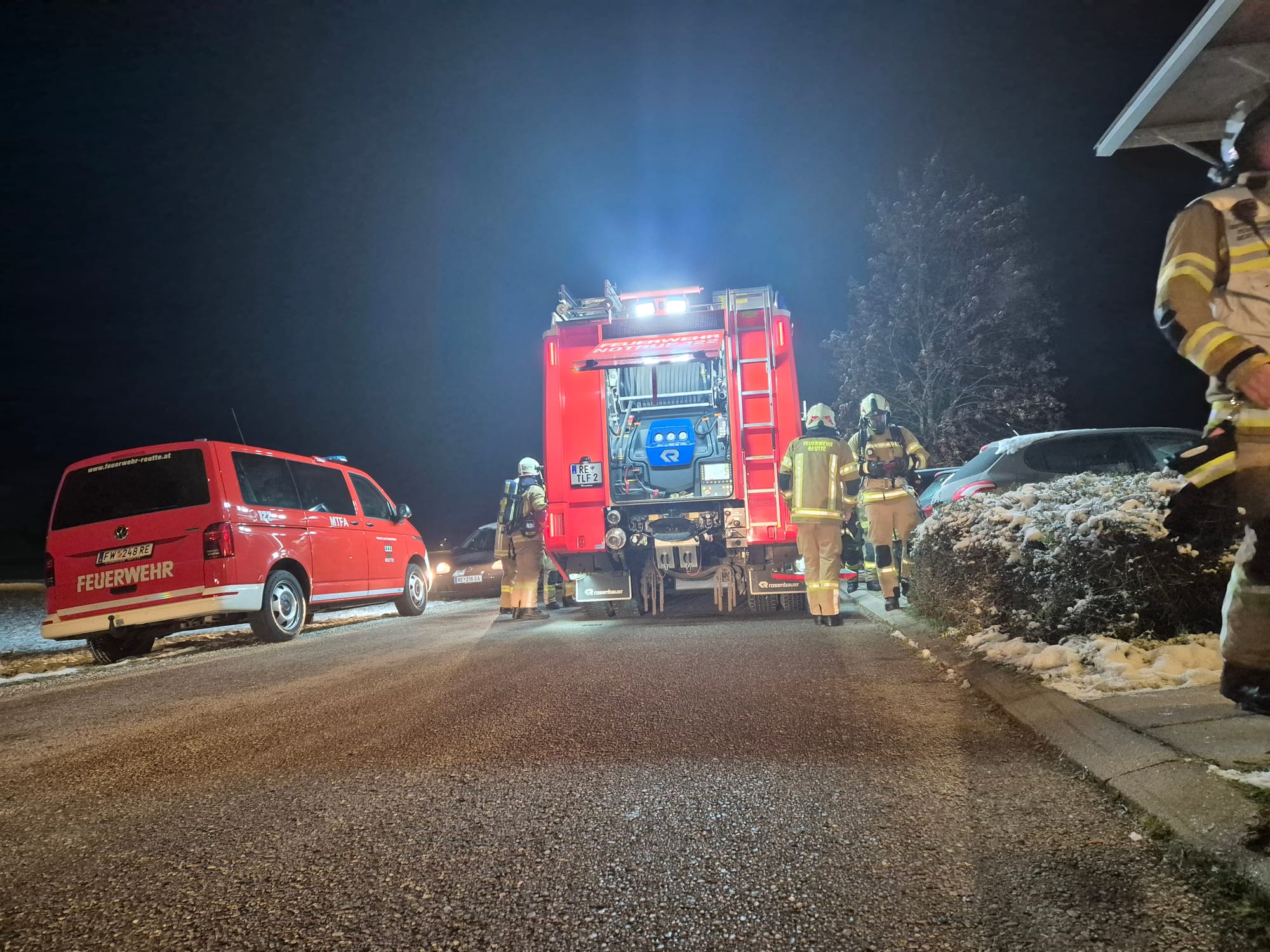 Übung: Tiefgaragenbrand