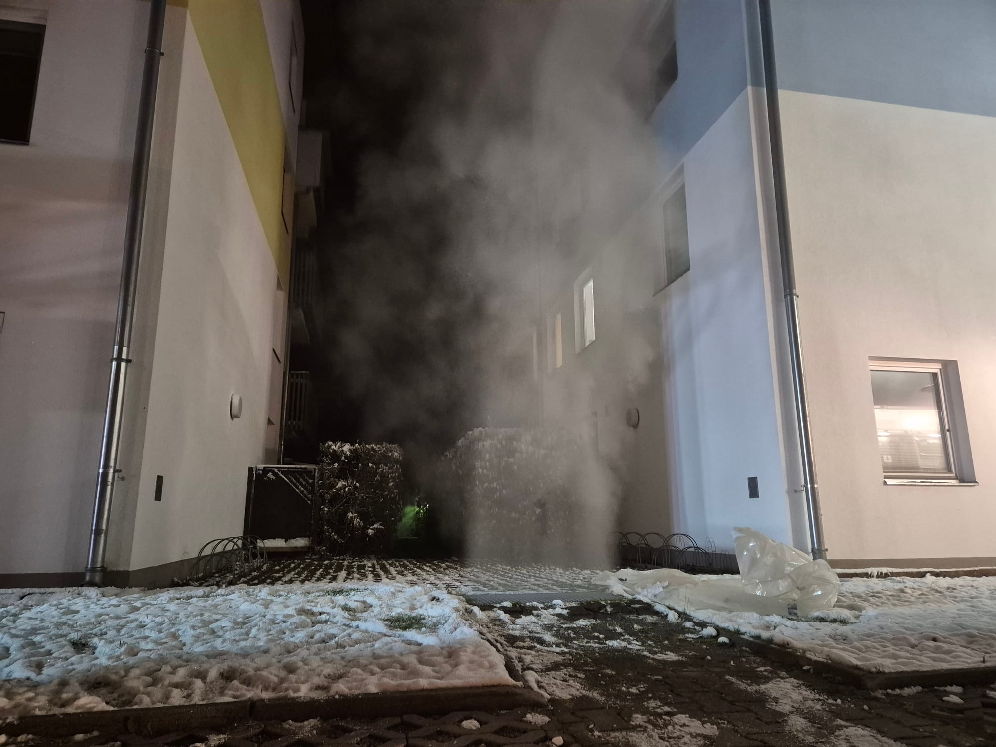 Übung: Tiefgaragenbrand