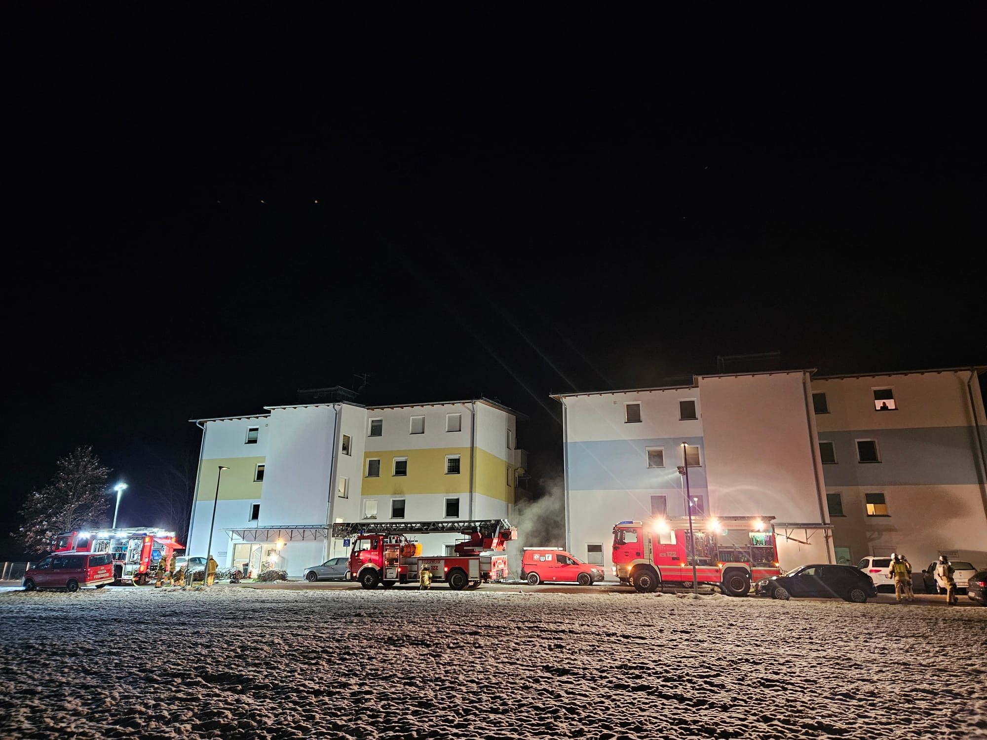 Übung: Tiefgaragenbrand