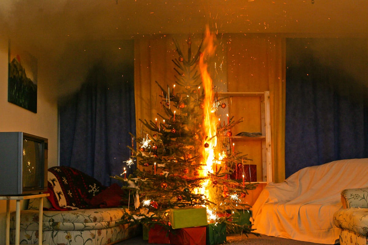 Erhöhte Brandgefahr in der Advent- und Weihnachtszeit