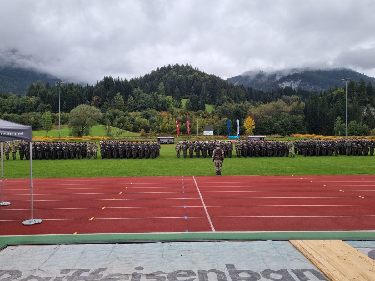 Angelobung des Bundesheeres in Reutte