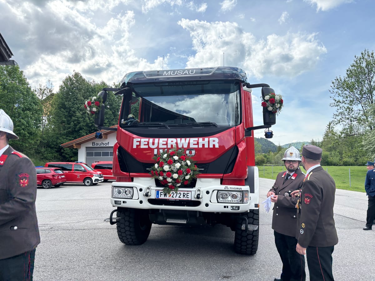 Fahrzeugsegnung in Musau