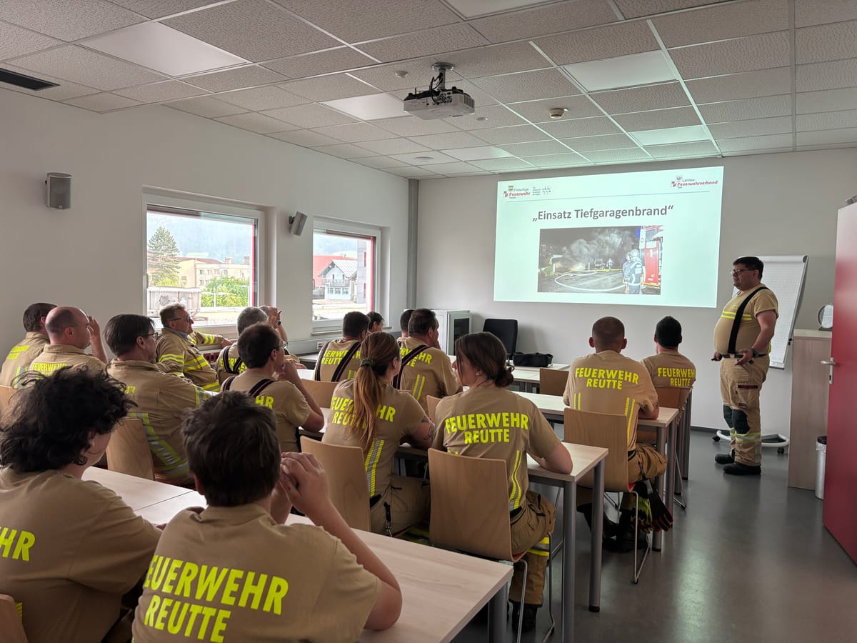 Schulung: Tiefgaragenbrand (Teil 1)