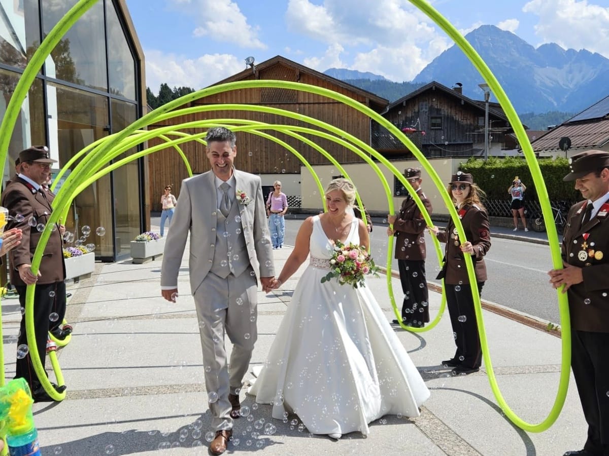 Hochzeit unseres Feuerwehrkameraden Georg HAUSER und Carolin SCHLANGEN