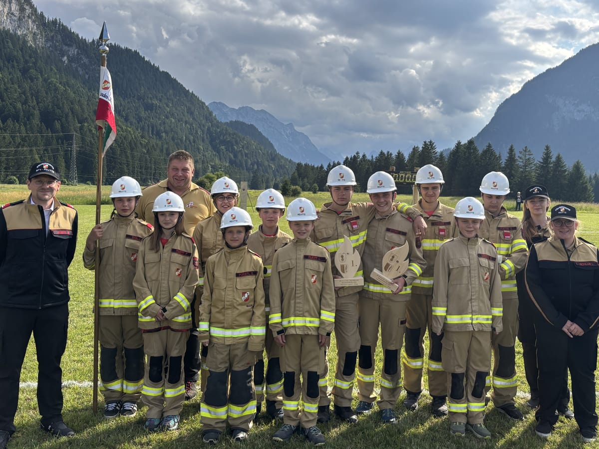 Jugendfeuerwehr Reutte glänzte beim Jugendbewerb