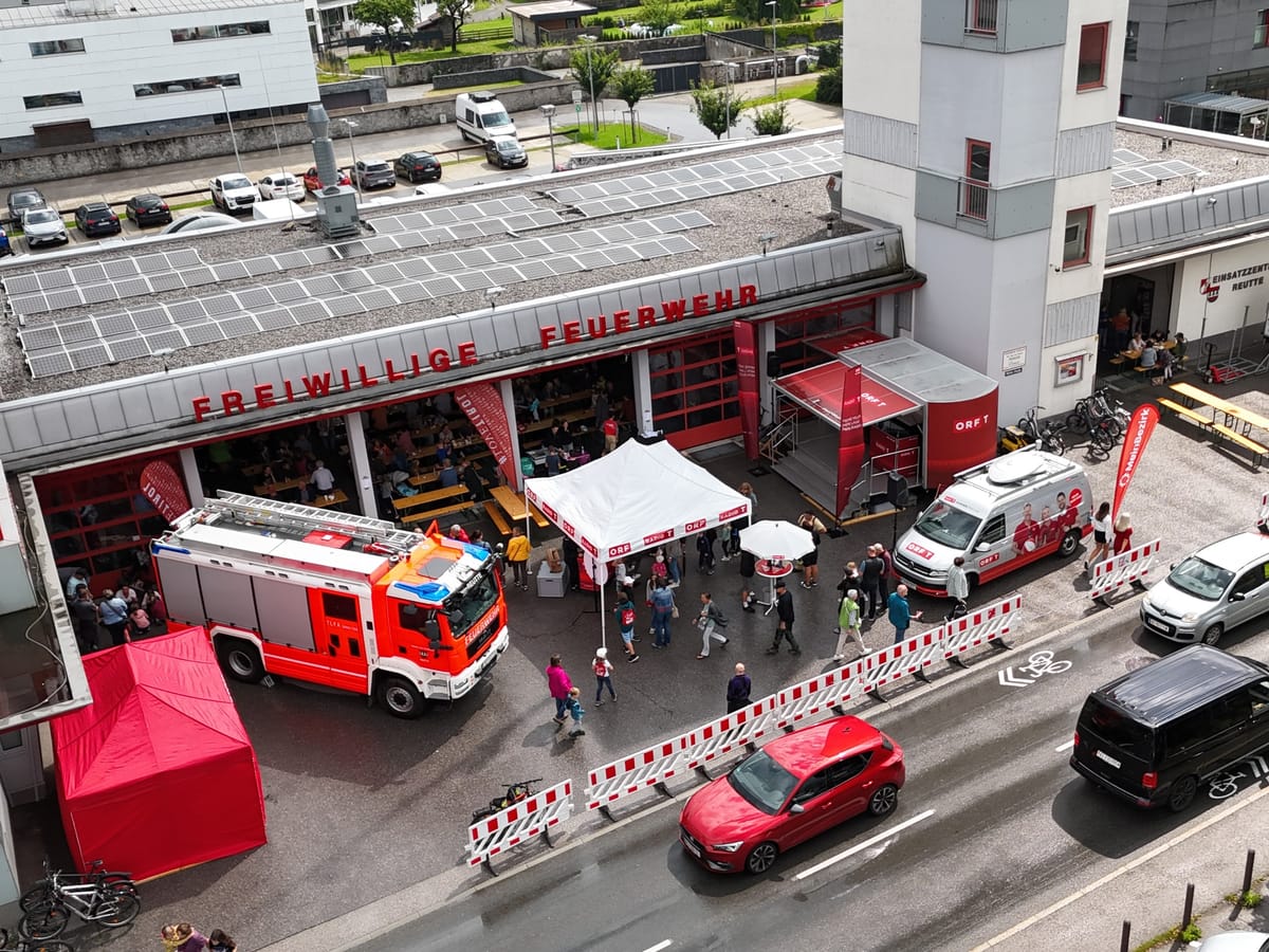 Großer Besucherandrang beim Tag der offenen Tür der Feuerwehr Reutte