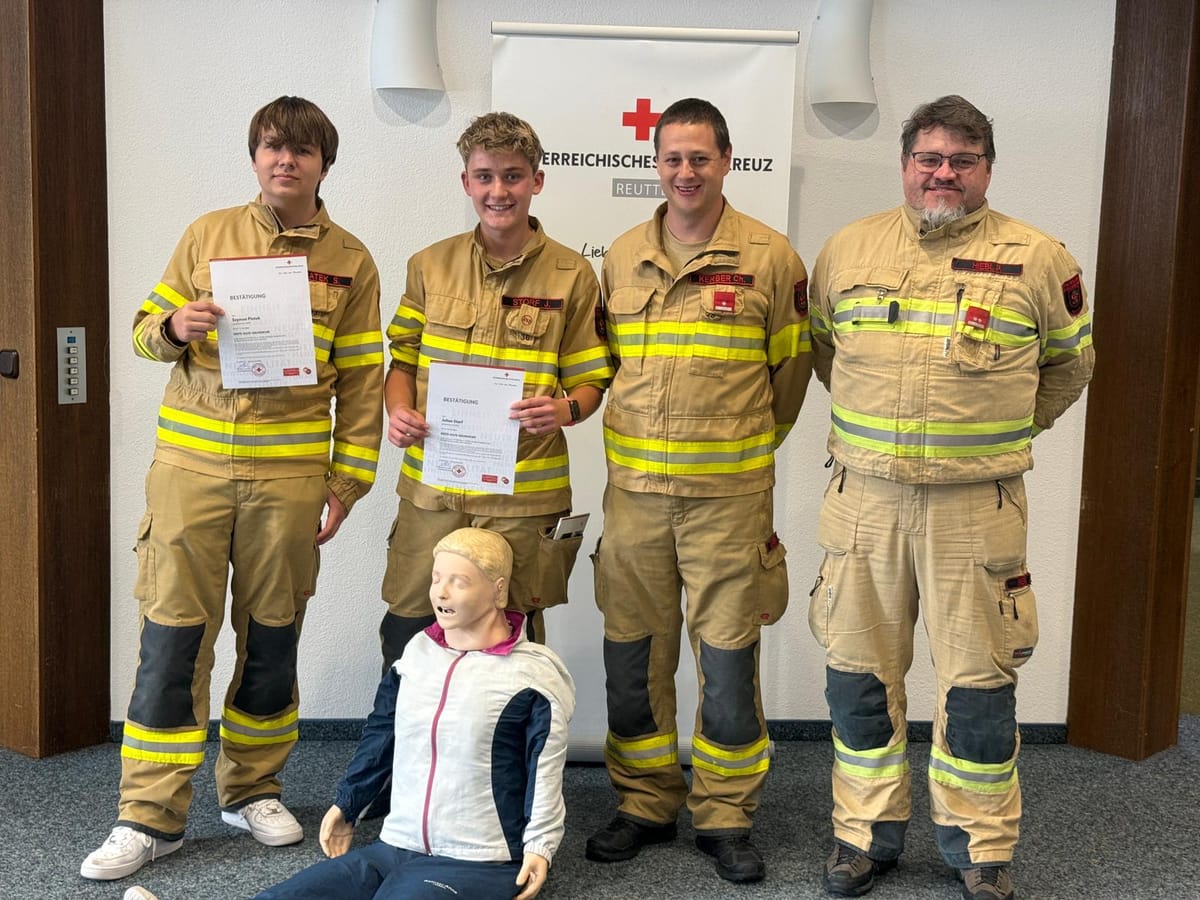 Erste-Hilfe-Kurs für die Feuerwehren im Bezirk Reutte