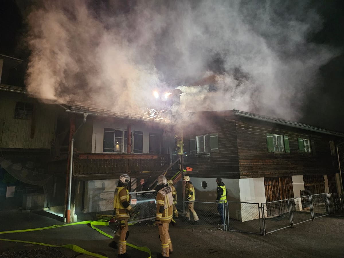 Brandprobe im Josefsheim