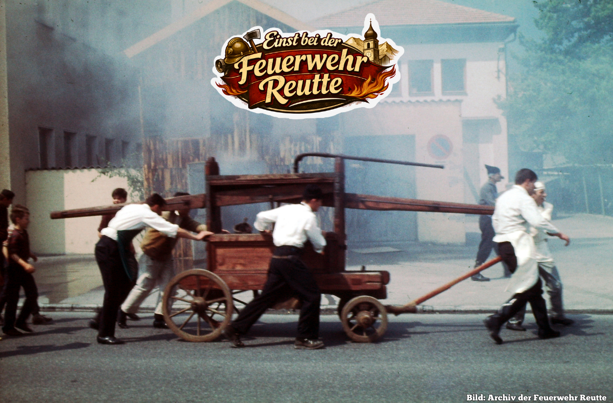 Einst bei der Feuerwehr… die Vorführung der Feuerspritze von 1777
