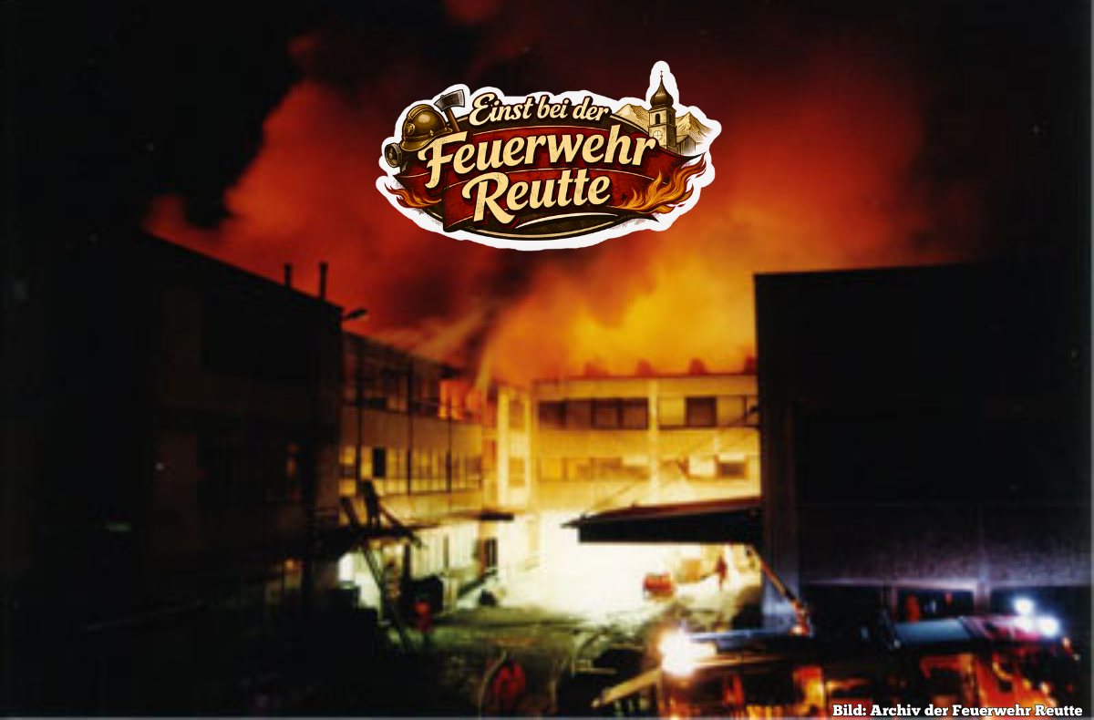 Einst bei der Feuerwehr… Großbrand bei den Planseewerken