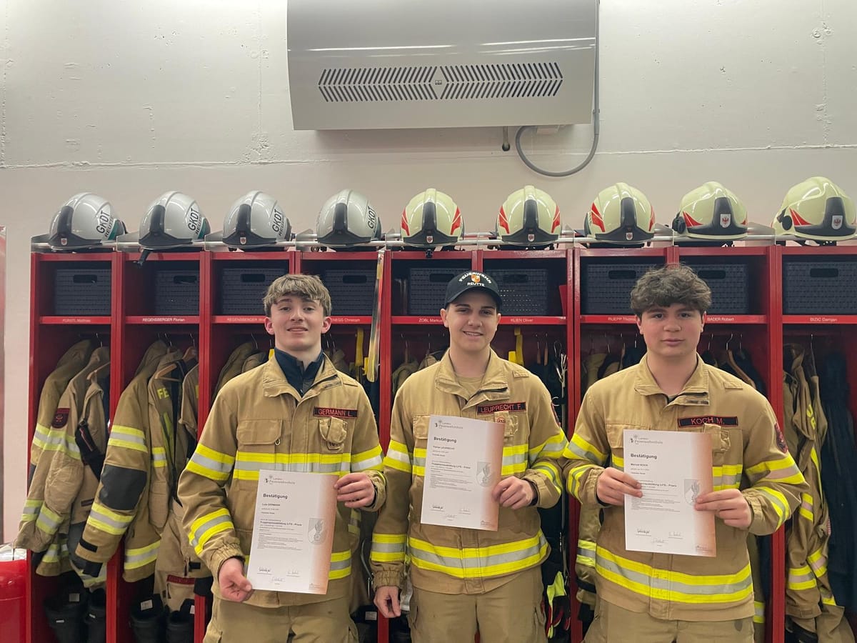 Erfolgreicher Abschluss der Truppmannausbildung