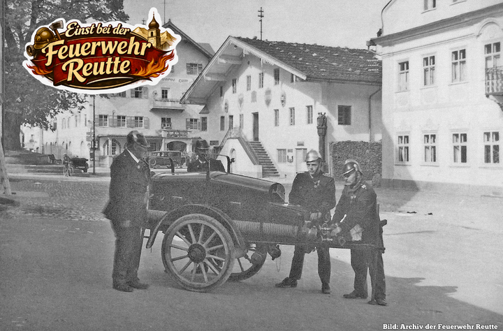 Einst bei der Feuerwehr Reutte... die erste Motorspritze