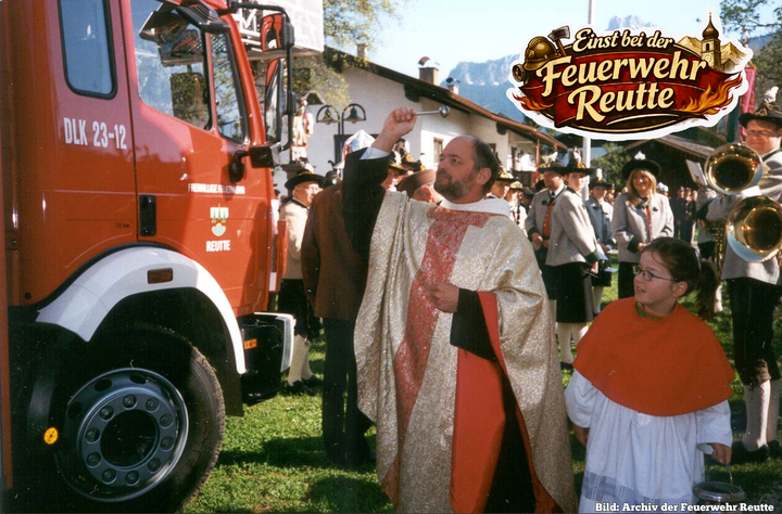 Einst bei der Feuerwehr… die damals neue Drehleiter