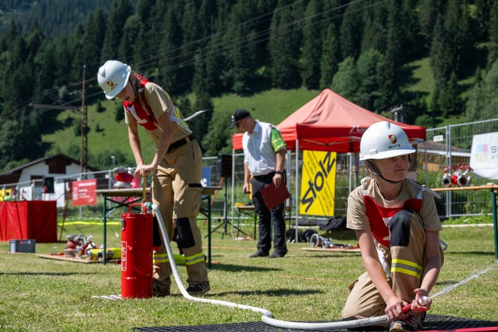 21. Bezirks-Jugend-Feuerwehrbewerb in Lähn-Wengle