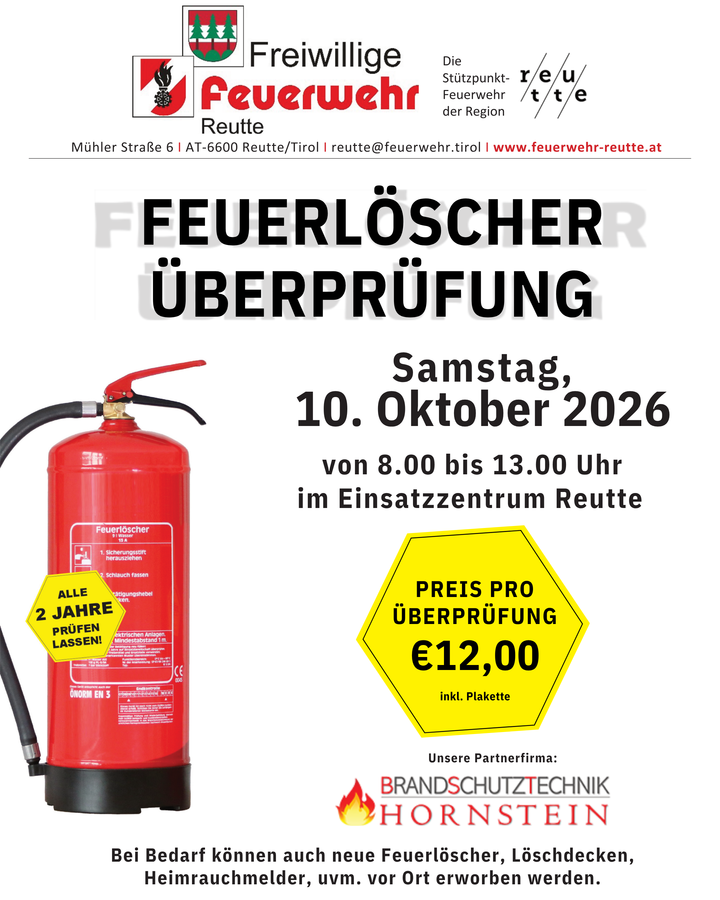 Feuerlöscher Überprüfung 2026
