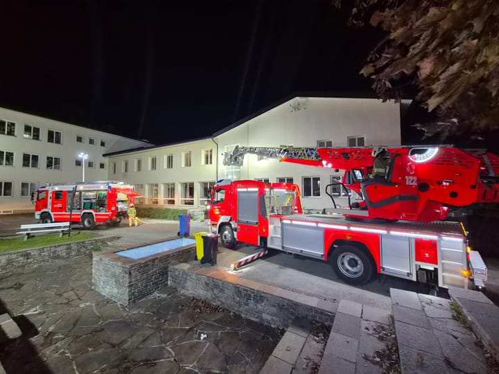 Brandprobe in der Mittelschule Königsweg